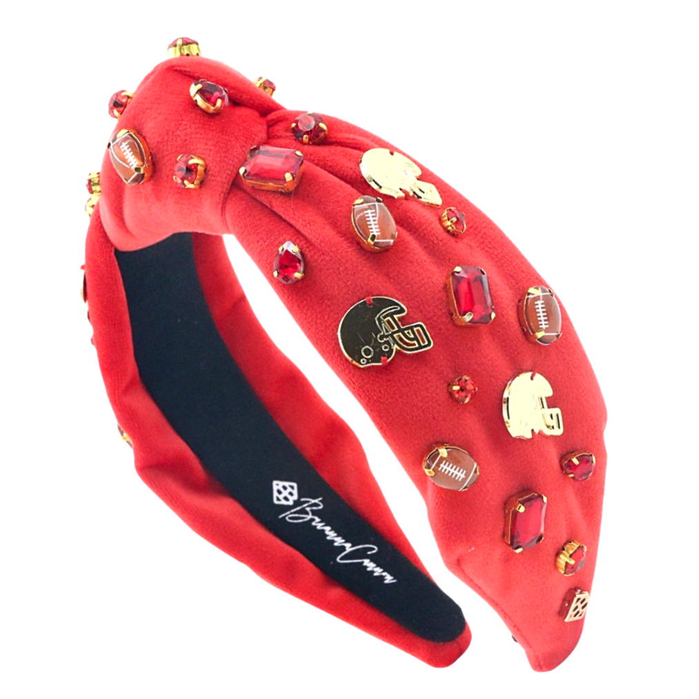 Fan Gear Football Headband - Red