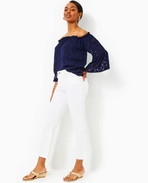 Annet High Rise Crop Flare Pant