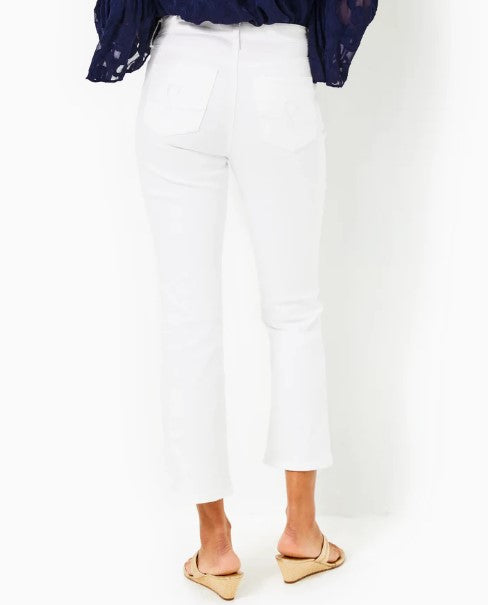 Annet High Rise Crop Flare Pant