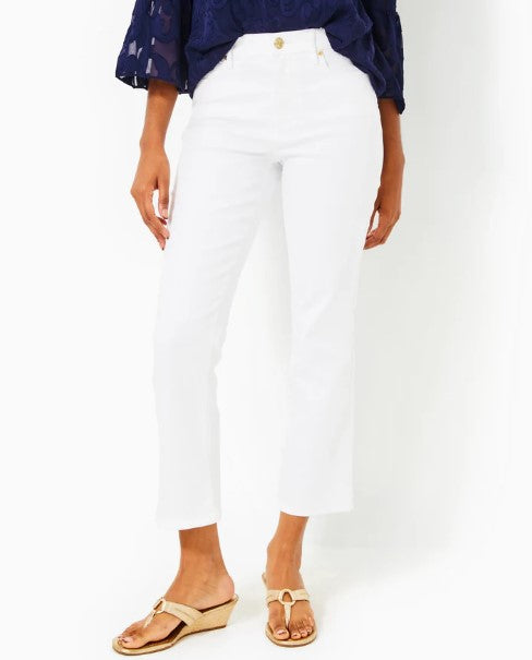 Annet High Rise Crop Flare Pant