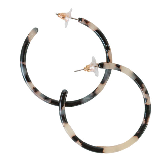 Skinny Blonde Tortoise Hoop