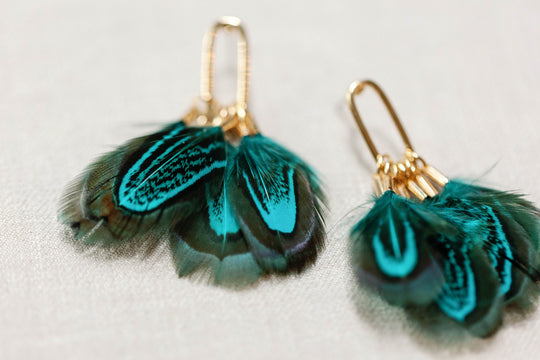 Peacock Feather Tassels