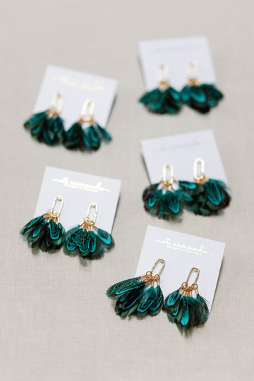 Peacock Feather Tassels