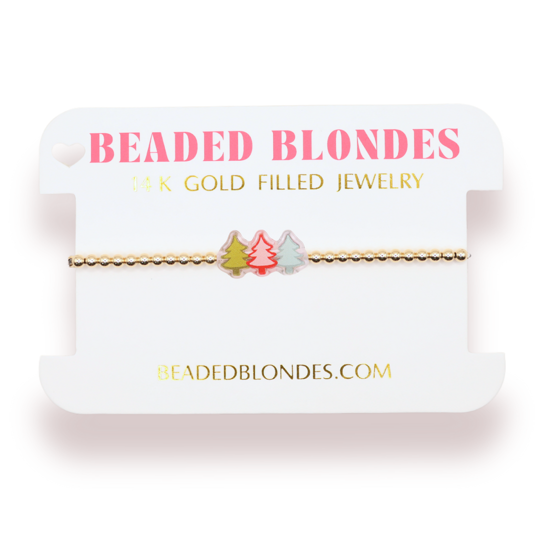 Tree Trio | Holiday Bracelet