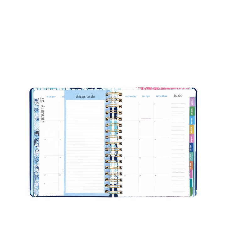 Large 17 Month Agenda - Shell Shine