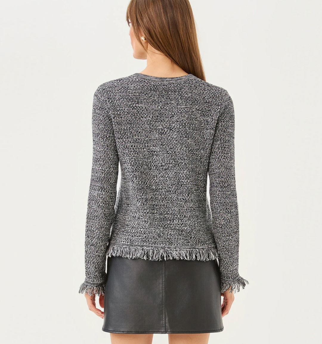 Kelso Cardigan - Black Marl