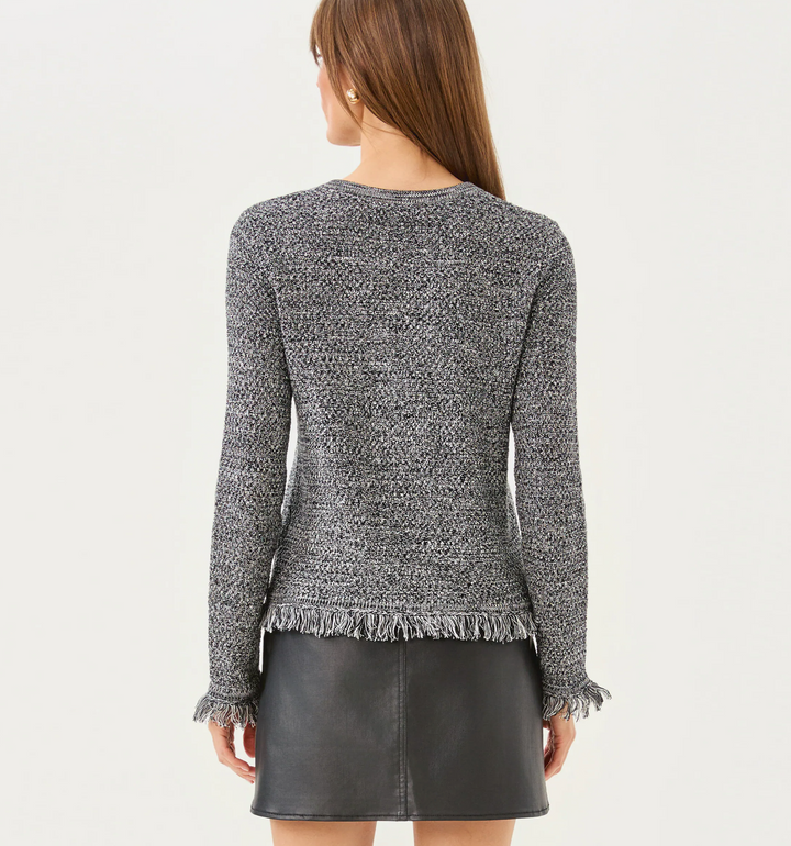 Kelso Cardigan - Black Marl