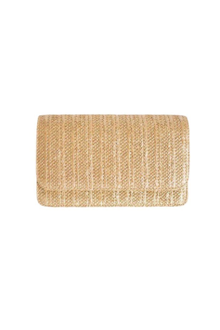 Ruby - Gold Fabric - Clutch