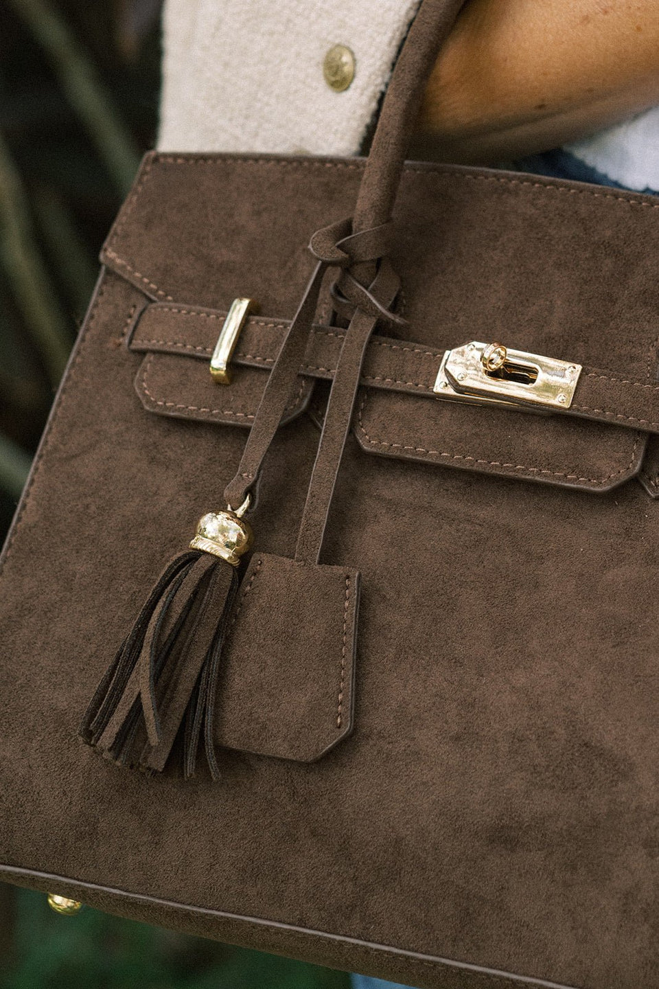 Margo Handbag | Faux Suede