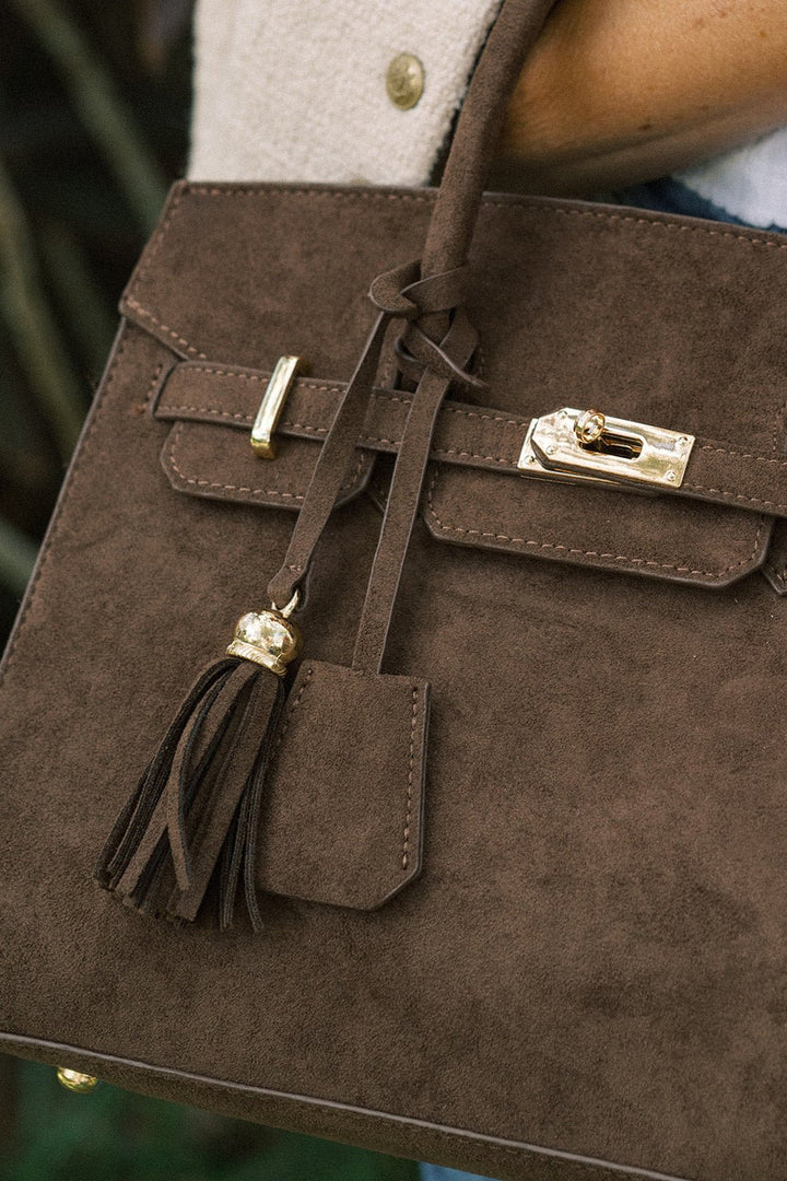 Margo Handbag | Faux Suede