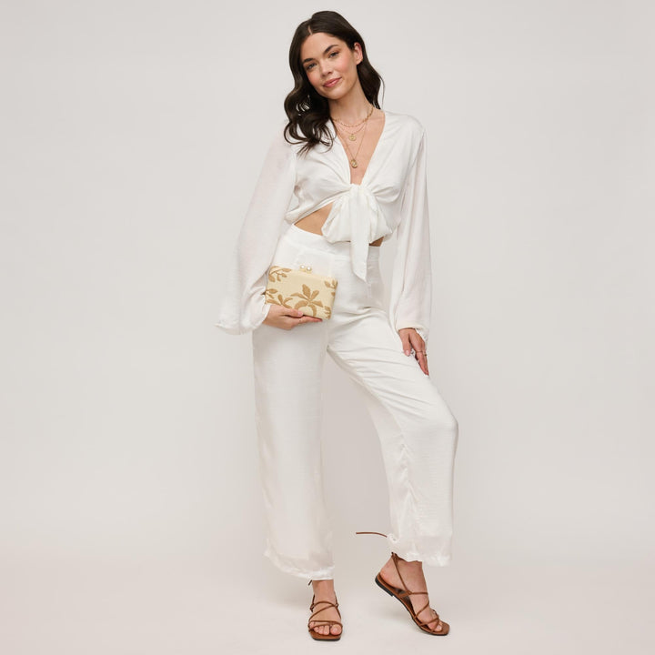 Seaside Chic Evening Bag - Natural