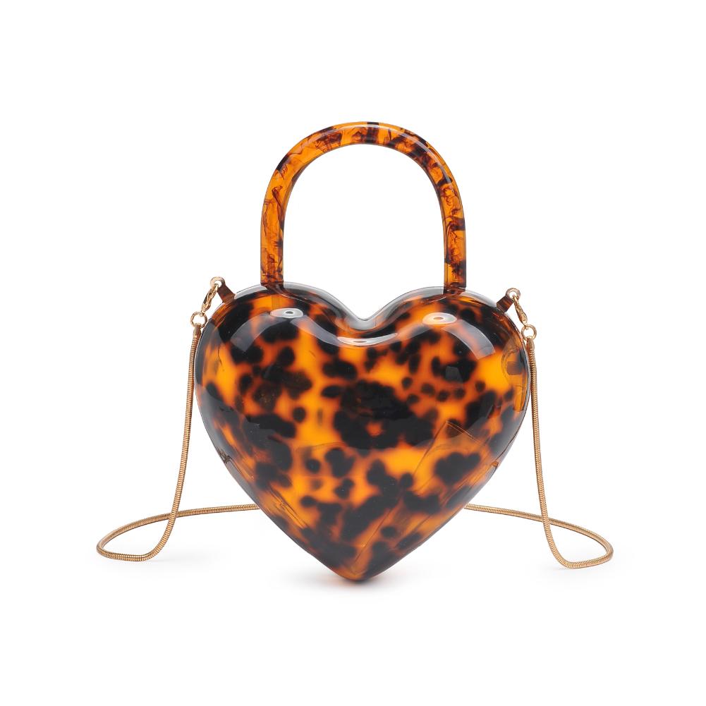 Cameron Evening Bag - Tortoise Heart