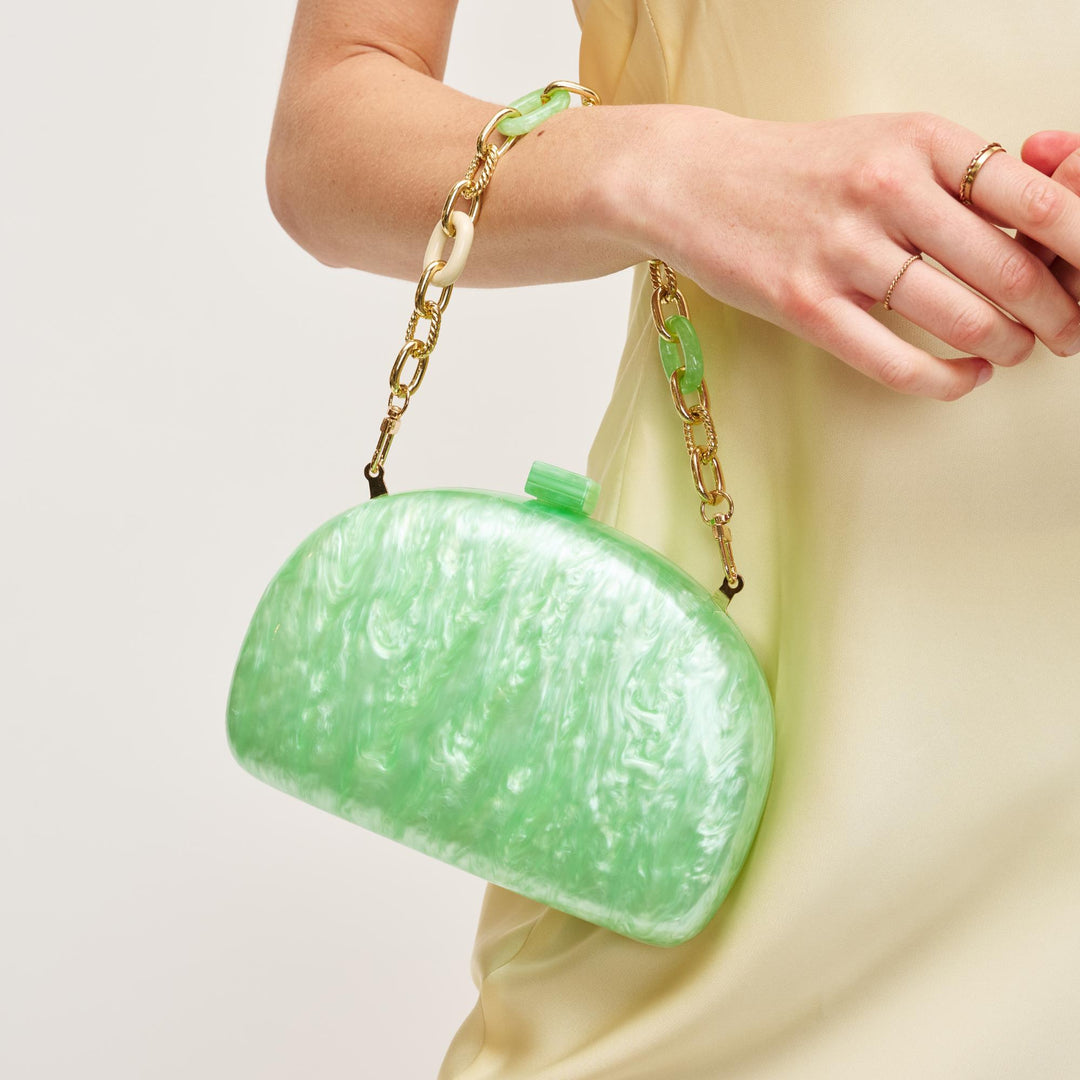 Morgan Evening Bag - Light Green