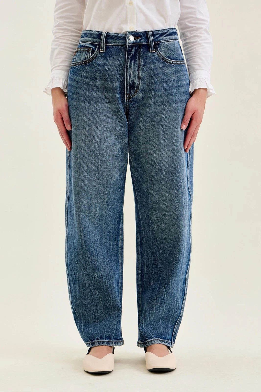 Judy Blue High Waist Rigid Magic Marlow Arc Denim Jeans - Petite