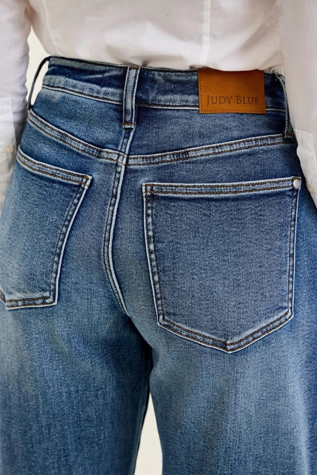 Judy Blue High Waist Rigid Magic Marlow Arc Denim Jeans - Petite