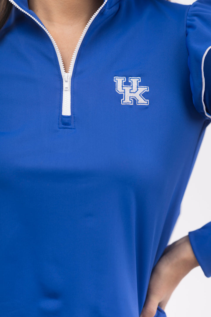 The Grayson Top - Kentucky Blue