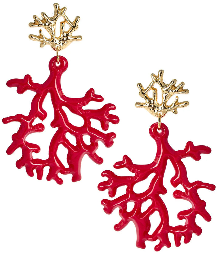 Tula Coral Earring